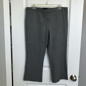 Gray cropped pants